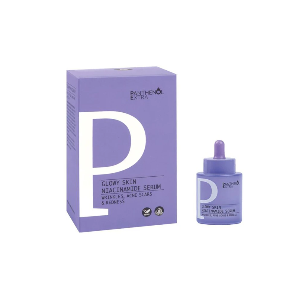 Panthenol Extra Glowy Skin Niacinamide Serum Αντιρυτιδικός Ορός Προσώπου 30ml