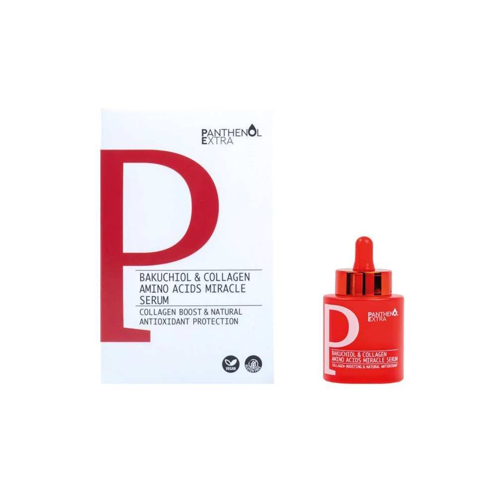 Panthenol Extra Bakuchiol & Collagen Amino Acids Miracle Serum Αντιρυτιδικός Ορός Προσώπου 30ml