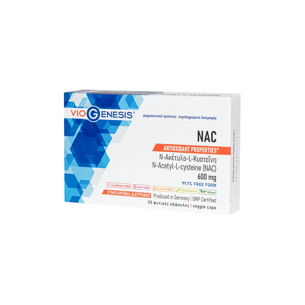 VioGenesis NAC 600mg 30 vegan caps