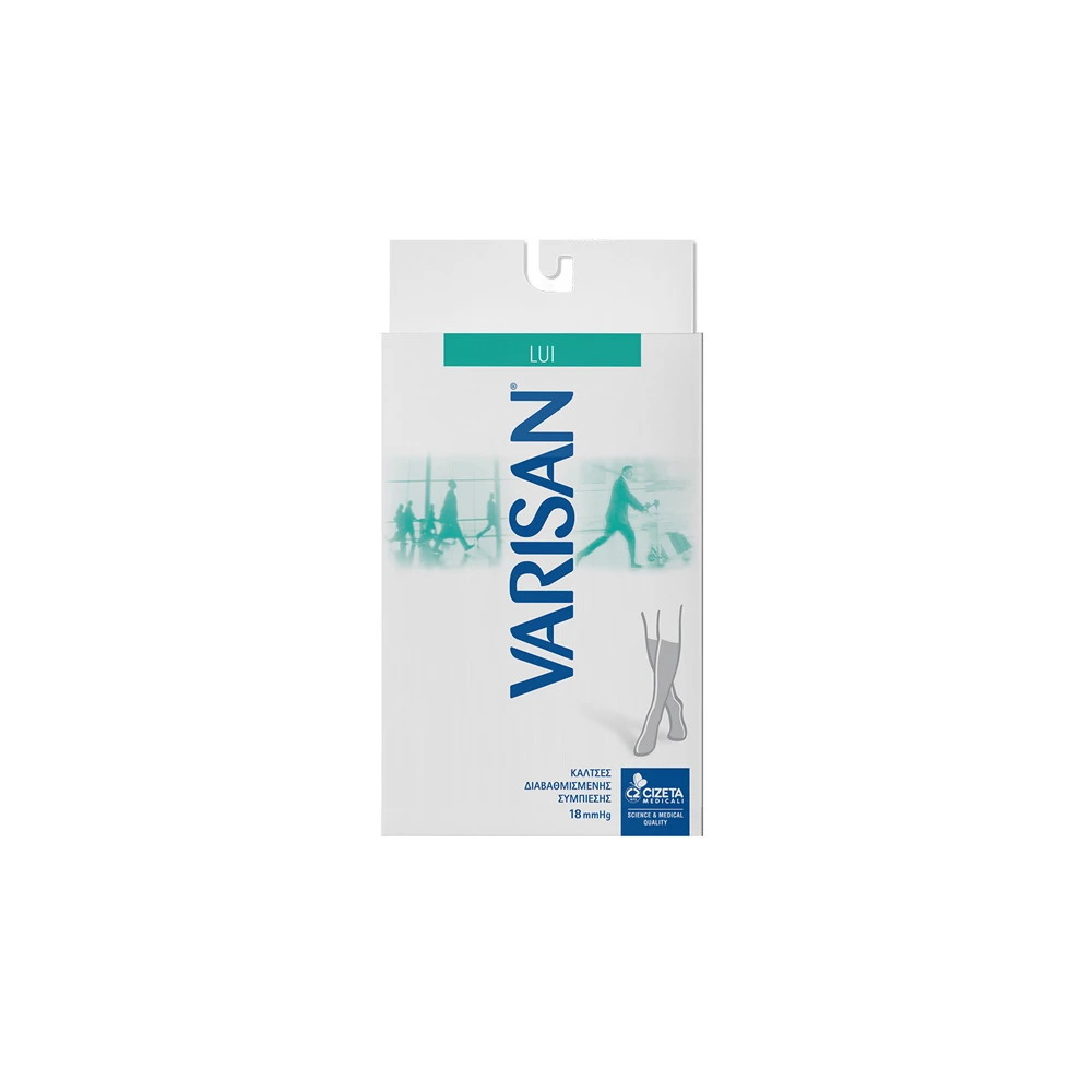 Varisan Lui Men's Graduated Compression Socks 18mmHg Chiaro No3(41-42) 1 pair