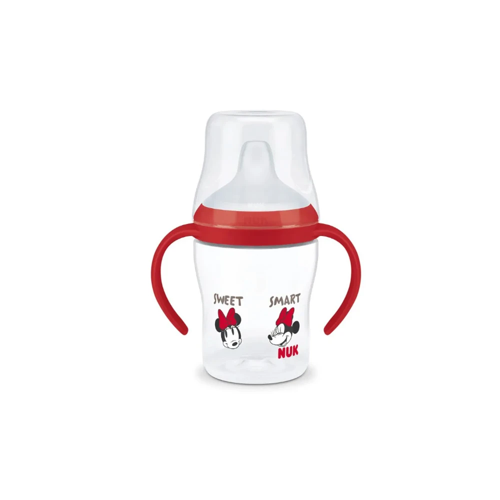Nuk Perfect Match Disney Mickey Training Bottle 6+ Months With Temperature Control Indicator Color Red 150ml
