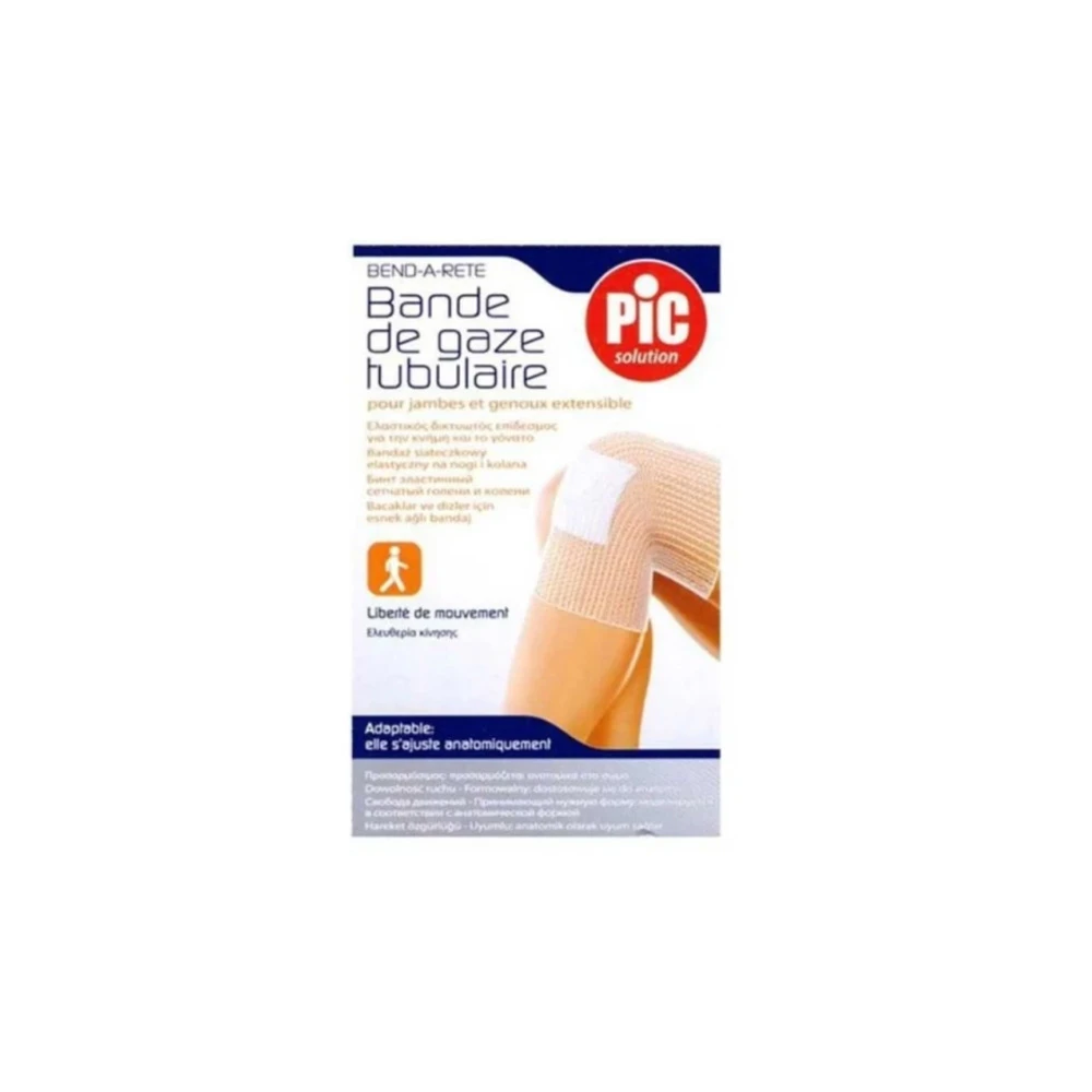 Pic Solution Bend A Rete Ελαστικός Δικτυωτός Επίδεσμος Για Την Κνήμη & Γόνατο 1 τεμάχιο