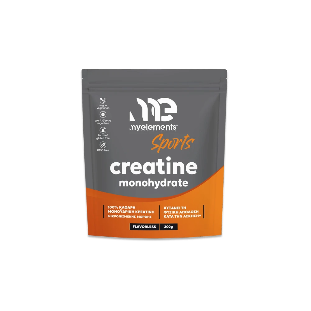 My Elements Sports Creatine Monohydrate Dietary Supplement With 100% Pure Micronized Creatine Monohydrate 300gr