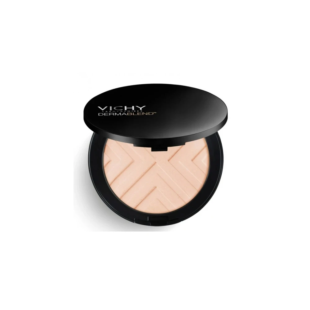 Vichy Dermablend Covermatte Compact Powder Foundation SPF25 No.15 Opal For Normal Τo Oily Skin 9.5gr