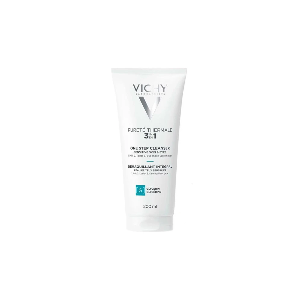 Vichy Purete Thermale 3 In 1 Γαλάκτωμα Καθαρισμού Τονωτική Λοσιόν & Ντεμακιγιάζ Ματιών 3 Σε 1 200ml