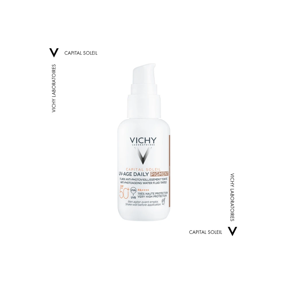 Vichy Capital Soleil UV-AGE Daily Pigment Anti-Photoageing Water Fluid Tinted SPF50+ 40ml