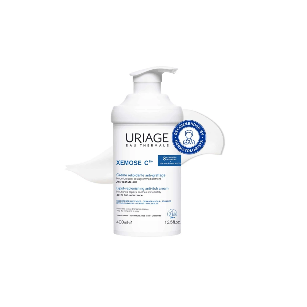 Uriage Xemose C8+ Lipid Replenishing Anti-Itch Cream 400ml