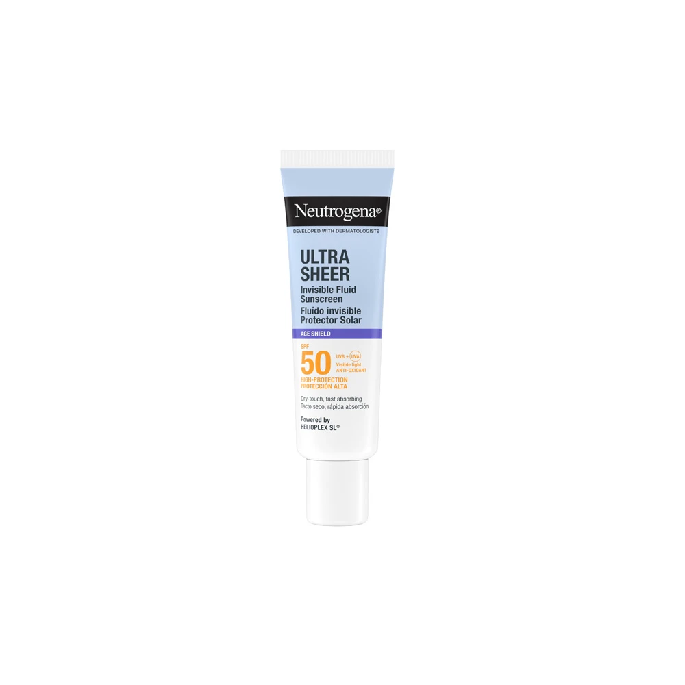 Neutrogena Ultra Sheer Invisible Fluid Sunscreen Age Shield SPF50 50ml