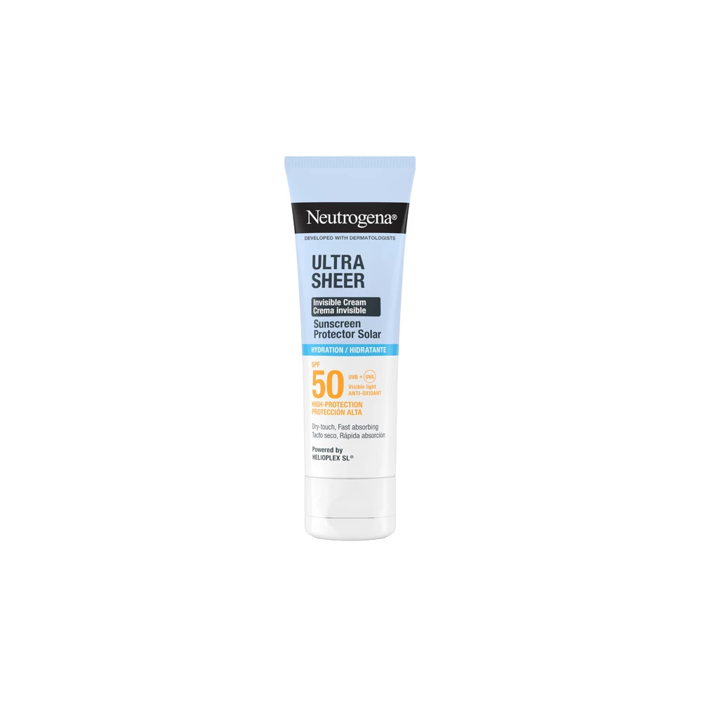 Neutrogena Ultra Sheer Invisible Cream Hydration Sunscreen SPF50 50ml