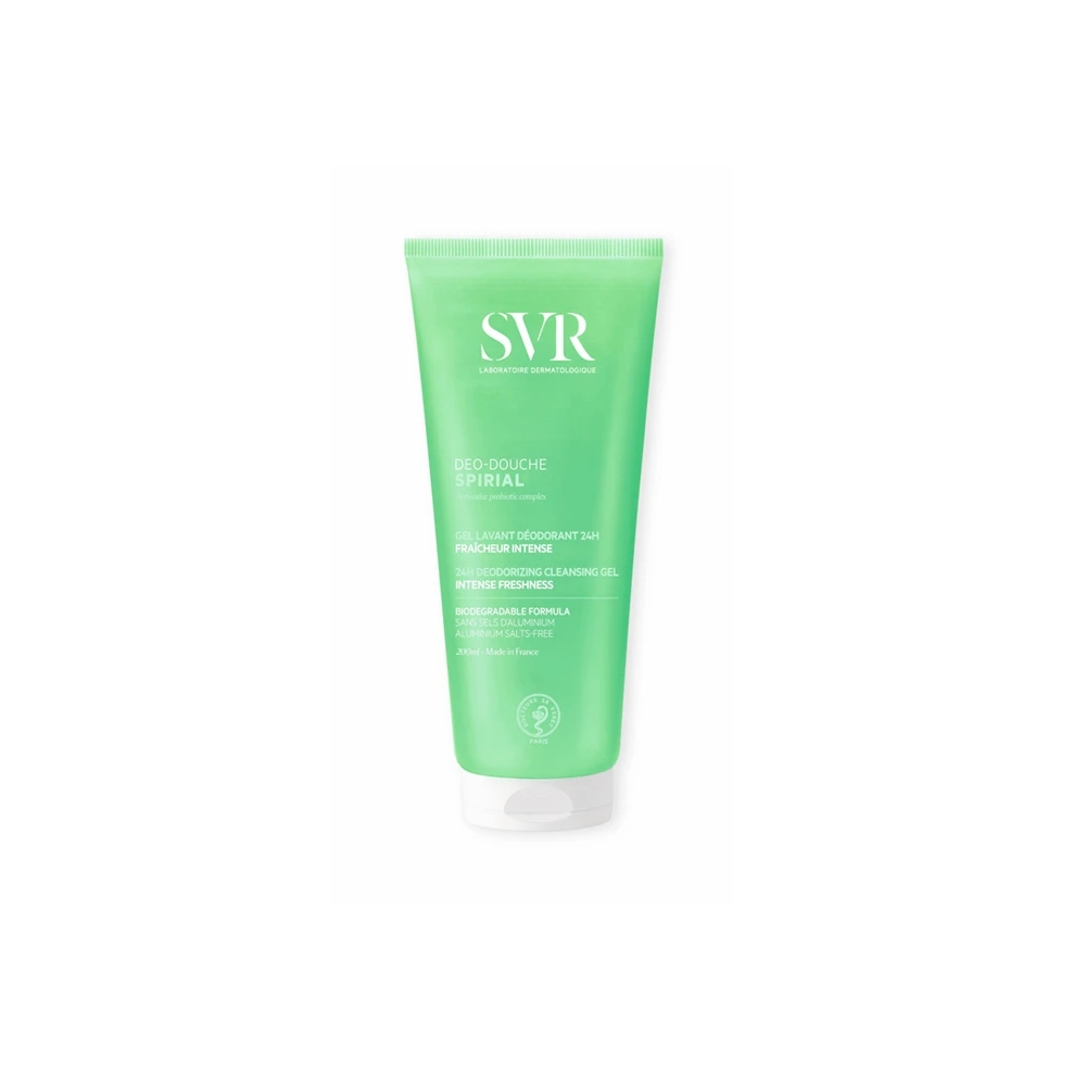 SVR Spirial Deo-Douche 24h Αφρόλουτρο Με Αποσμητική Δράση Για Έντονη Φρεσκάδα 200ml