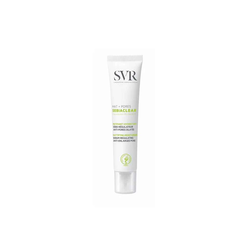 SVR Sebiaclear Mat + Pore Ματ Κρέμα Προσώπου Για Μείωση Των Πόρων 40ml