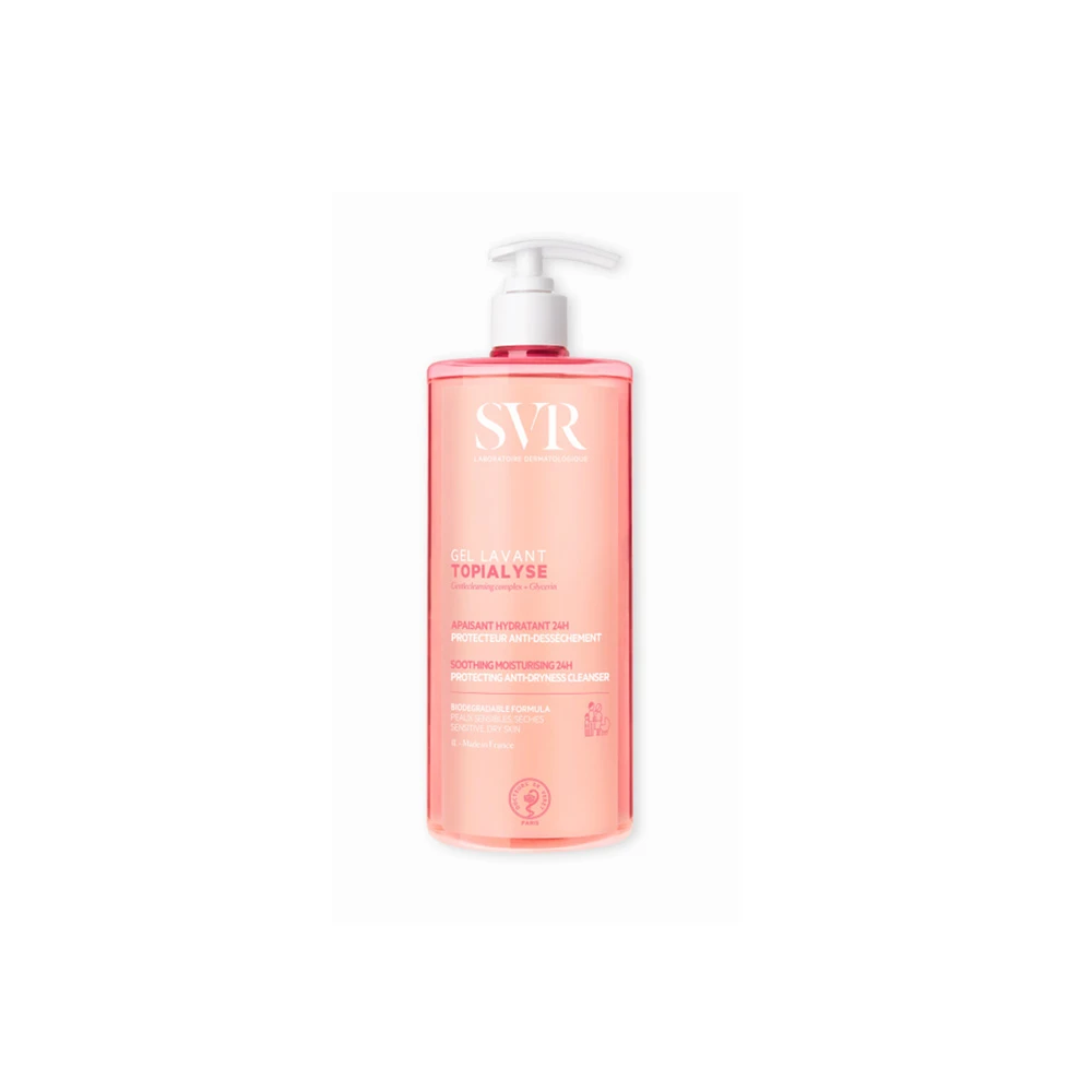 SVR Topialyse Gel Lavant Τζελ Καθαρισμού Προσώπου & Σώματος Για Ξηρό & Ευαίσθητο Δέρμα 1Lt