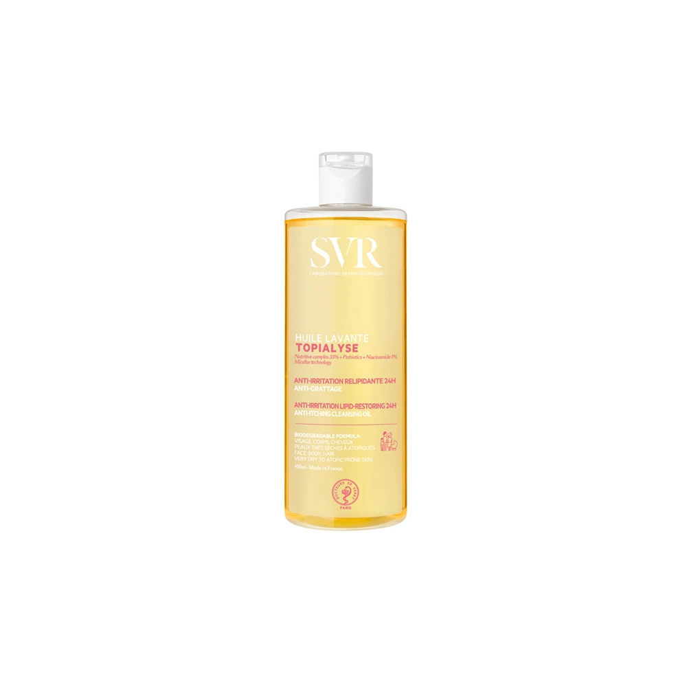SVR Topialyse Huile Lavante Έλαιο Καθαρισμού Προσώπου & Σώματος Για Ξηρό & Ευαίσθητο Δέρμα 400ml