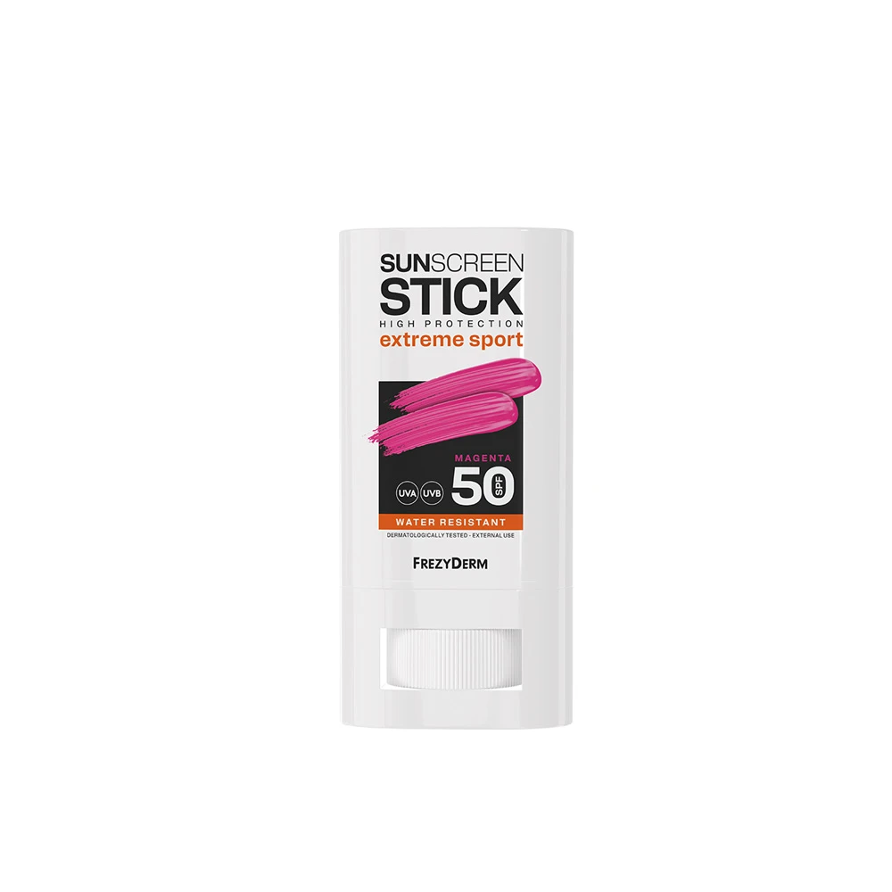 Frezyderm Sun Screen Extreme Sport Stick Intense Color Magenta SPF50 20ml