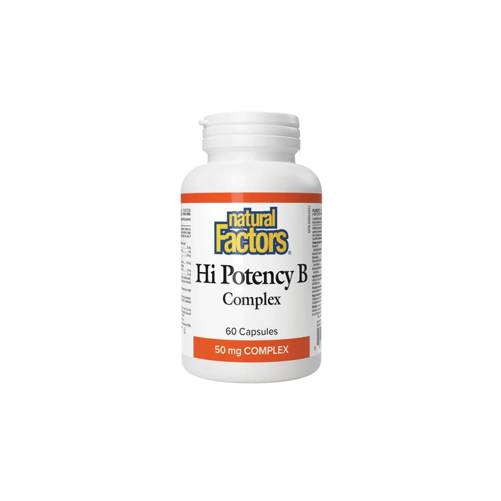 Natural Factors Hi Potency B-Complex 50mg 60 caps