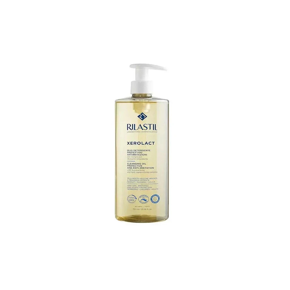 Rilastil Xerolact Cleansing Oil Protective & Anti-irritation 1Lt