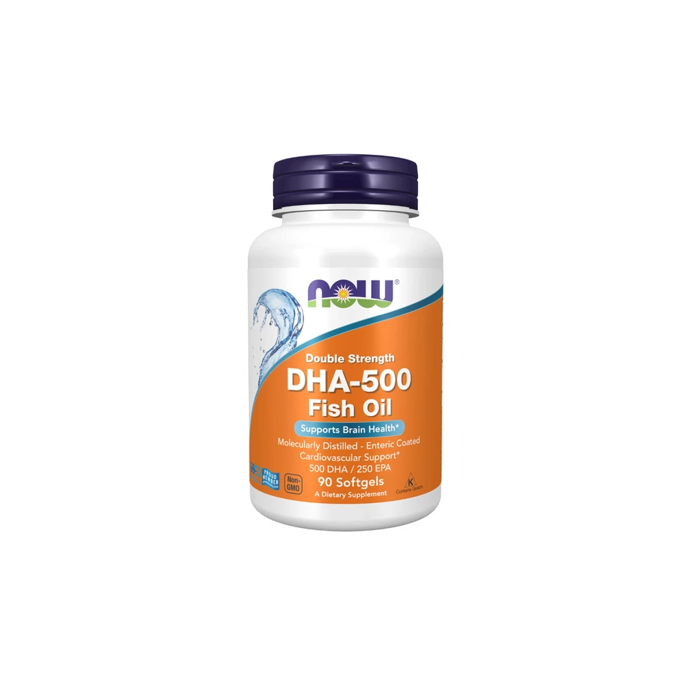 Now DHA 500mg Συμπλήρωμα Διατροφής Από Ιχθυέλαια Πλούσια Σε Ωμέγα 3 Λιπαρά Οξέα 90 μαλακές κάψουλες