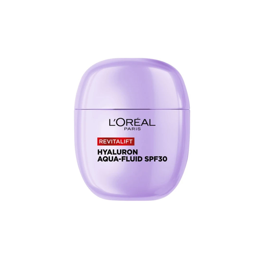 L'Oreal Paris Revitalift Hyaluron Plumping Aqua-fluid Face Cream Ενυδατική Κρέμα Προσώπου Ημέρας SPF30 40ml