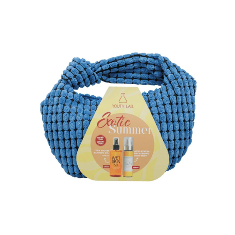 YOUTH LAB. Promo Exotic Summer Set Wet Skin Sun Protection Dry Touch Tanning Oil Αντηλιακό Ξηρό Λάδι SPF50 200ml & Body Mist Anti-Stress Exotic Sunrise Σπρέι Σώματος & Μαλλιών 100ml
