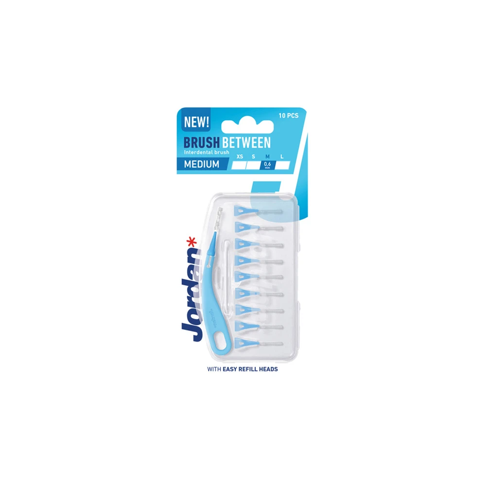 Jordan Μεσοδόντια Βουρτσάκια Medium 0.6mm 10 τεμάχια