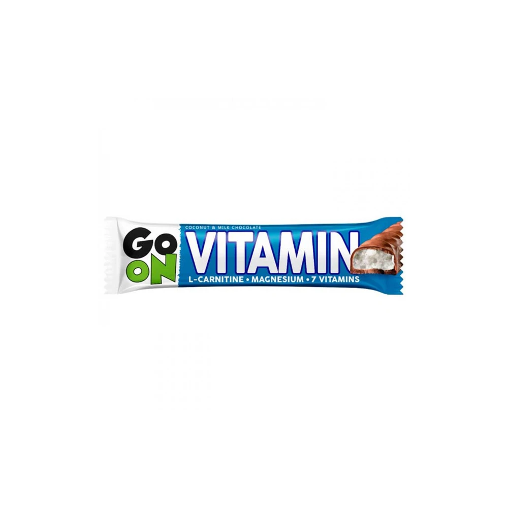 Go On Nutrition Vitamin Bar Coconut & Milk Chocolate 50gr