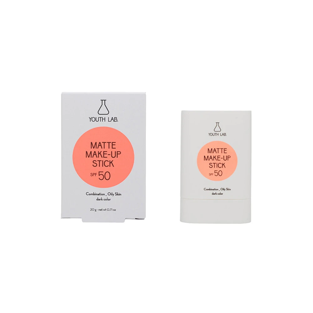 YOUTH LAB. Matte Make-Up Stick Aντηλιακό Στικ Dark SPF50 20gr