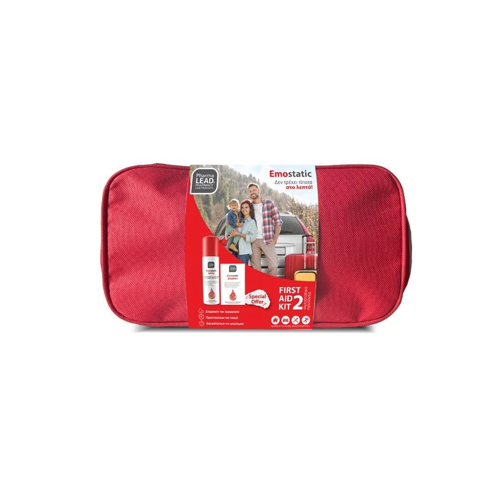 Pharmalead Promo Emostatic First Aid Kit 2 Αιμοστατικό Σπρέι 60ml & Αιµοστατικό Βαµβάκι 2gr