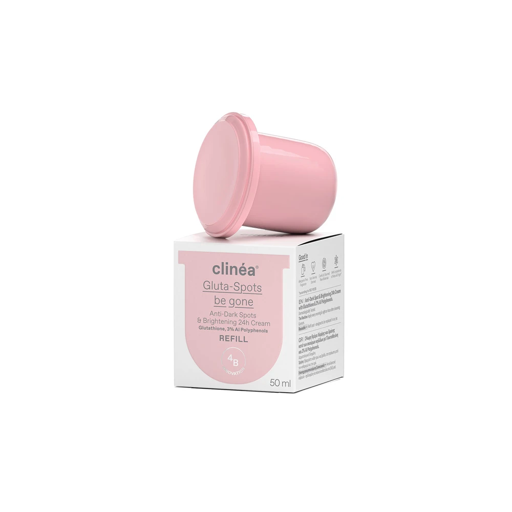 Clinéa Refill Κρέμας Gluta-Spots Be Gone 24ωρη Κρέμα Κατά Των Κηλίδων & Της Υπερμελάγχρωσης 50ml