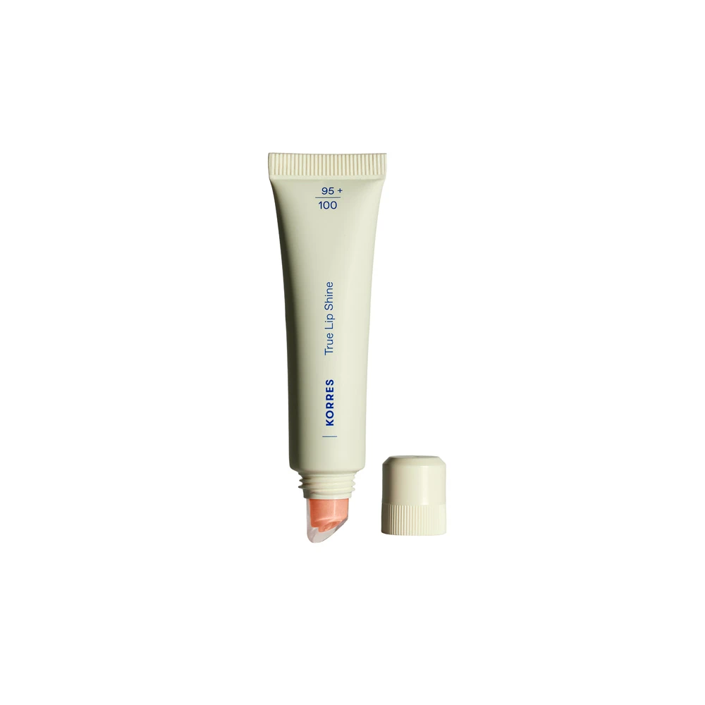 Korres True Lip Shine Balm Χειλιών 03 Peach Shimmer 10ml