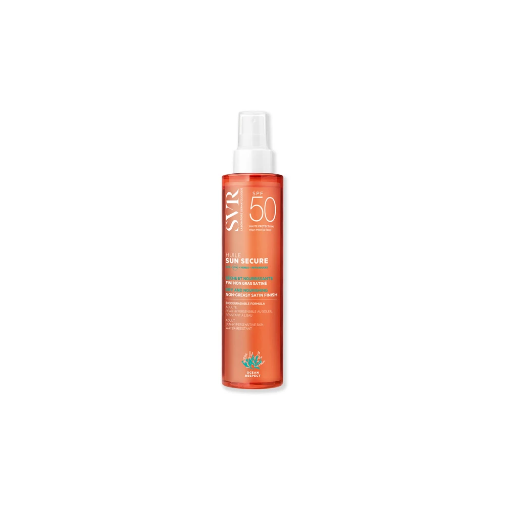 SVR Sun Secure Huile Αντηλιακό Έλαιο Για Πρόσωπο Σώμα & Μαλλιά Με Καλοκαιρινό Άρωμα SPF50+ 200ml