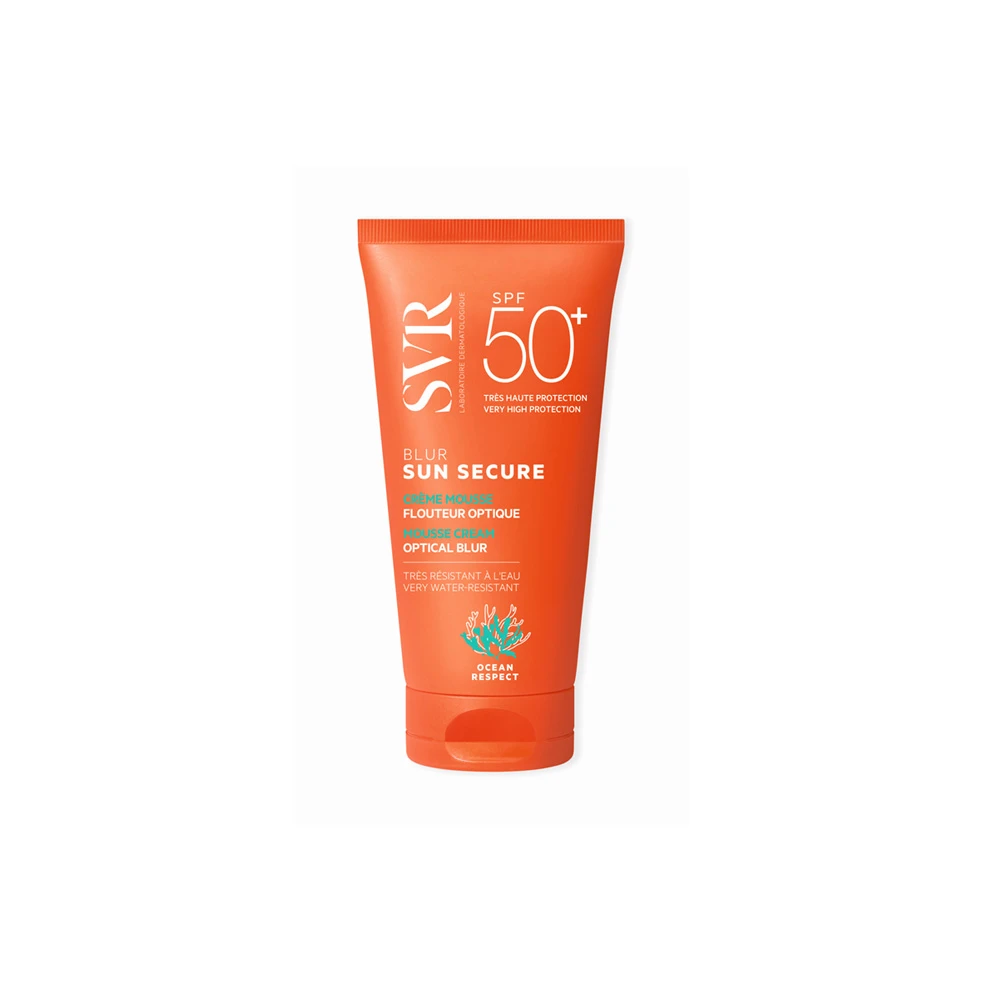 SVR Sun Secure Blur Αντηλιακή Κρέμα Προσώπου Με Ματ Αποτέλεσμα & Χωρίς Άρωμα SPF50+ 50ml