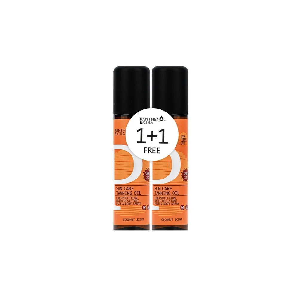 Panthenol Extra Promo (1+1 Gift) Sun Care Tanning Oil SPF10 2x150ml