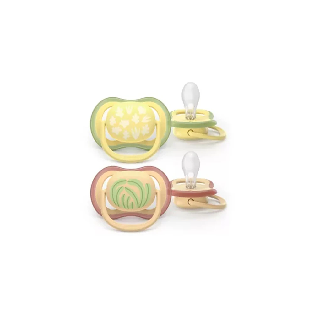 Philips Avent Ultra Air Colors of Nature Unisex 0-6m Orthodontic Silicone Pacifier 2 pieces