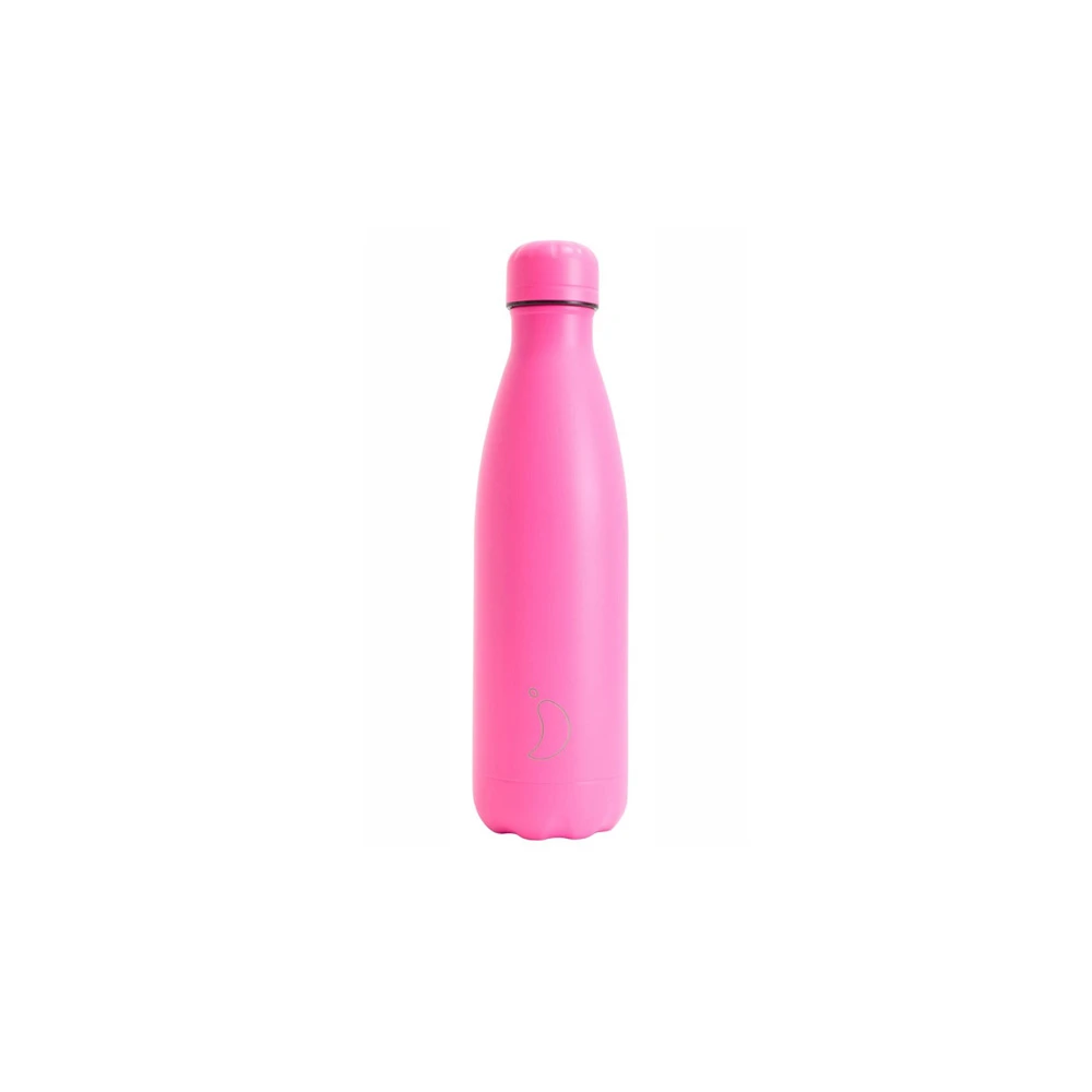 Chillys Bottle Original Fluro Pink Μπουκάλι Θερμός Από Ανοξείδωτο Ατσάλι 500ml