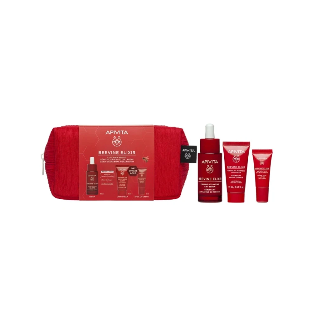 Apivita Promo Beevine Elixir Ορό Ενεργοποίησης Σύσφιξης 30ml & Δώρο Αντιρυτιδική Κρέμα Για Σύσφιξη & Lifting Ελαφριάς Υφής 15ml & Αντιρυτιδική Κρέμα Lifting Για Τα Μάτια & Τα Χείλη 5ml