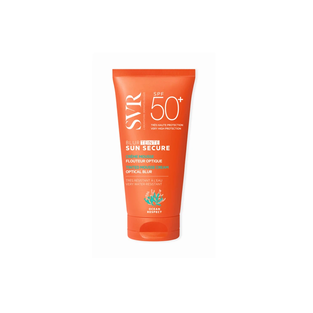SVR Sun Secure Blur Αντηλιακή Κρέμα Προσώπου Με Ματ Αποτέλεσμα & Χρώμα SPF50+50ml