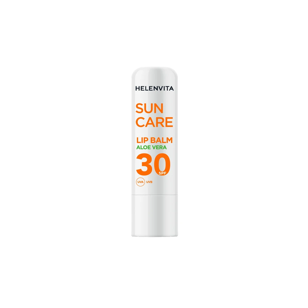 Helenvita Sun Lip Balm Aloe Vera Αντηλιακό Για Χείλη SPF 30 4.4gr