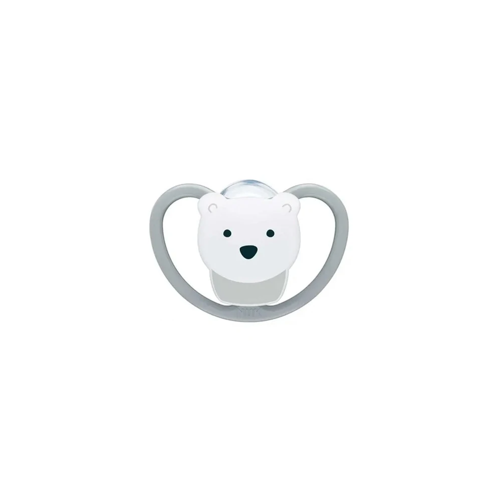 Nuk Perfect Match Air Silicone Pacifier Bear With Case 18-36m 1 piece