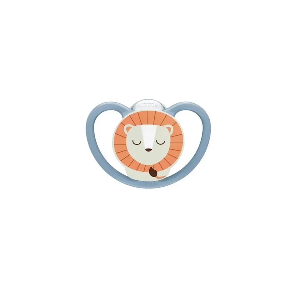 Nuk Perfect Match Air Night Silicone Pacifier Lion With Case For 18-36m 1 piece