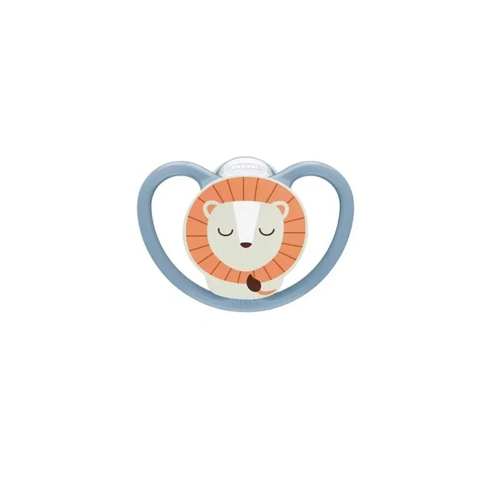Nuk Perfect Match Air Night Silicone Pacifier Lion With Case For 6-18m 1 piece