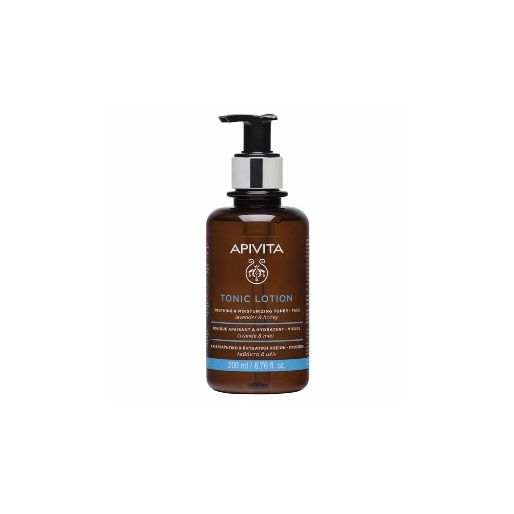 Apivita Tonic Lotion Soothing & Moisturizing Toner For Face With Lavender & Honey 200ml