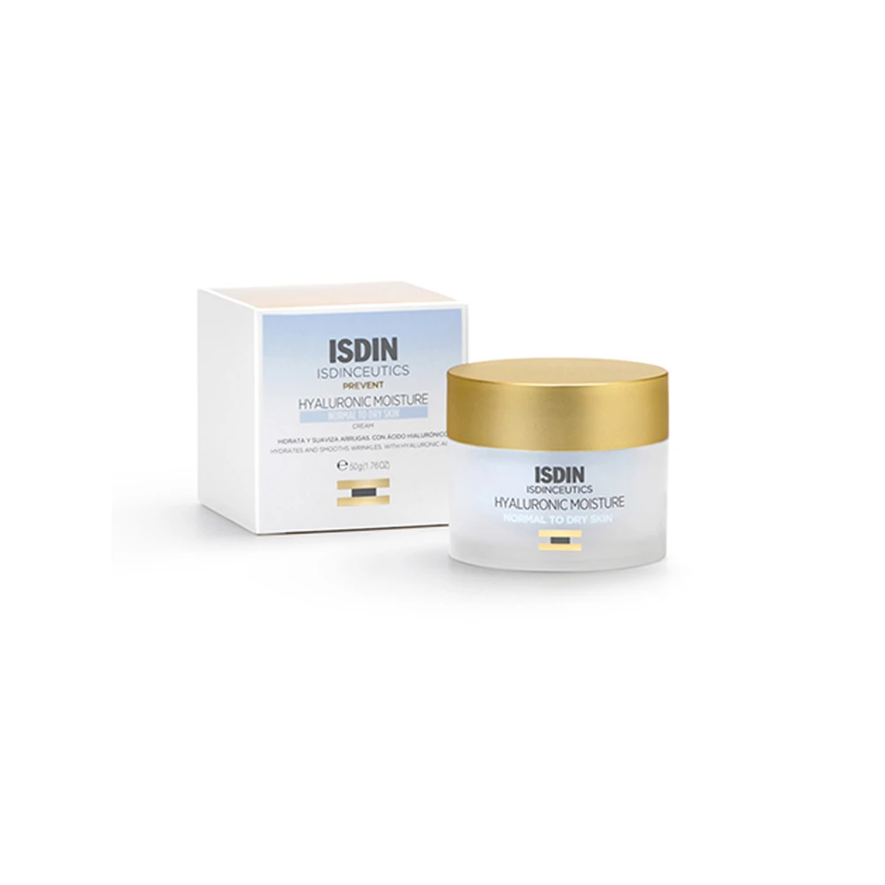 ISDIN Isdinceutics Prevent Hyaluronic Moisture Cream Normal To Dry Skin 50gr