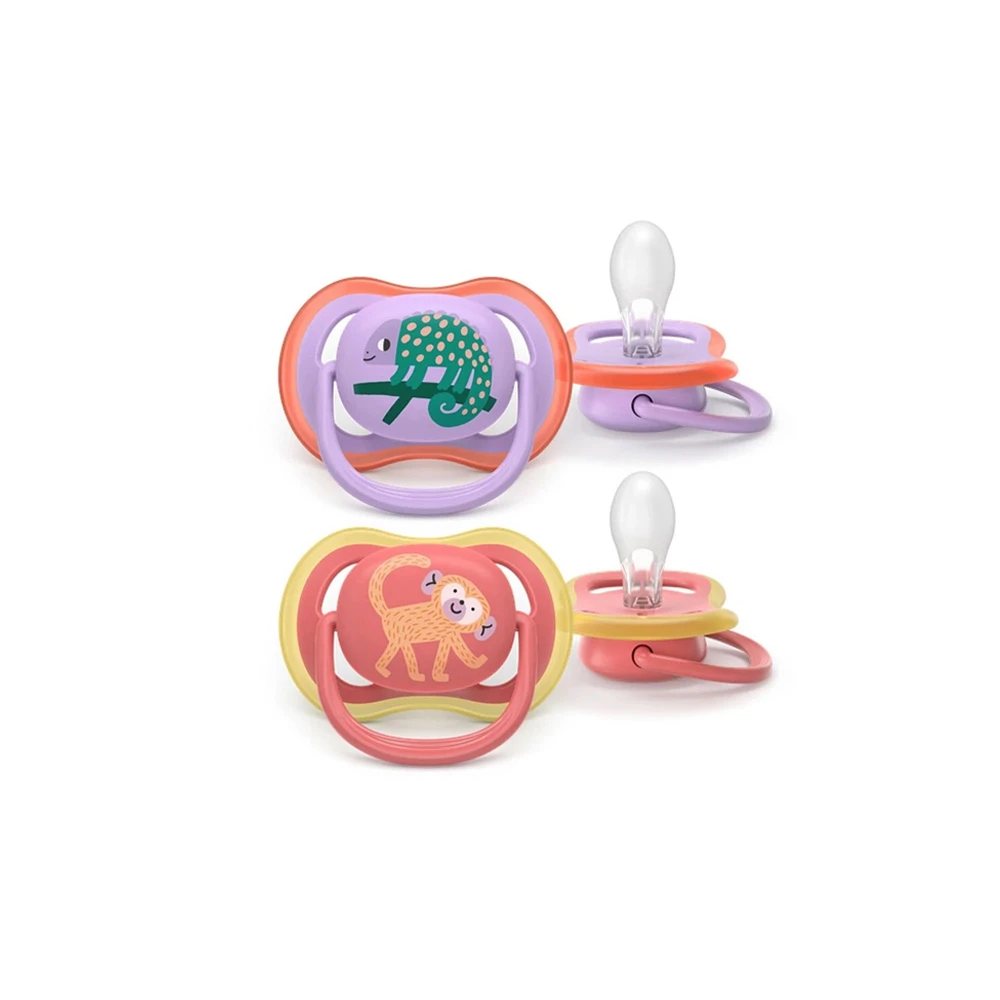 Philips Avent Ultra Air Ορθοδοντική Πιπίλα Σιλικόνης 18+ Μηνών Κορίτσι 2 τεμάχια
