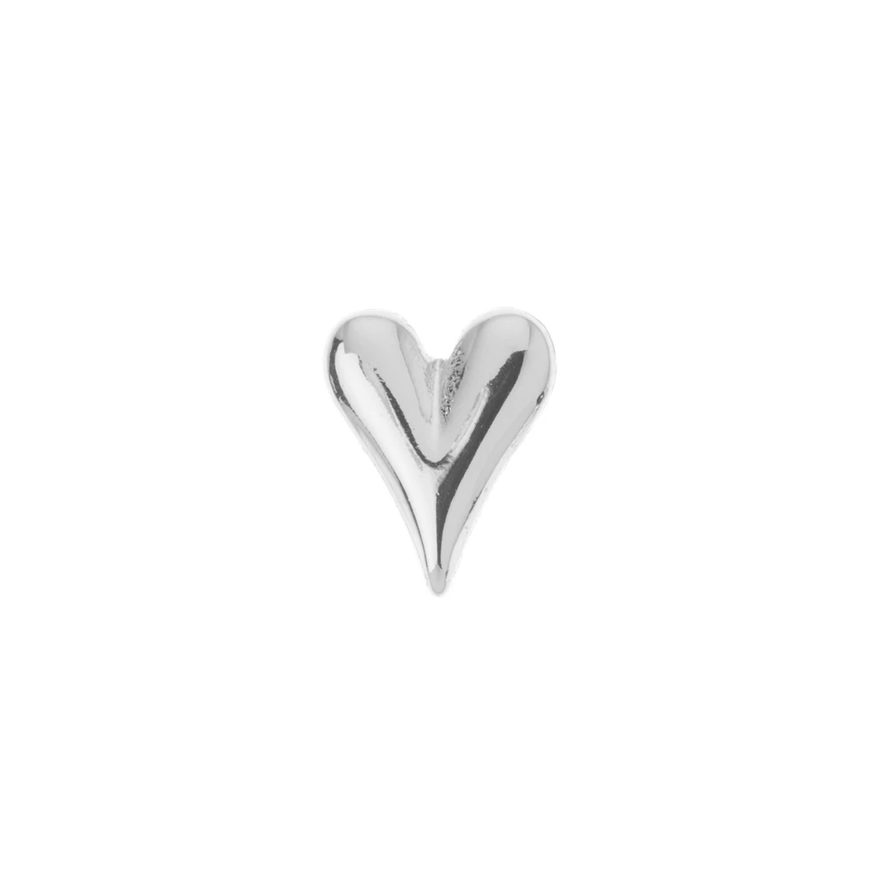 Borghetti Art 1315 Cuore Acciaio Heart Stainless Steel Earring 1 pair