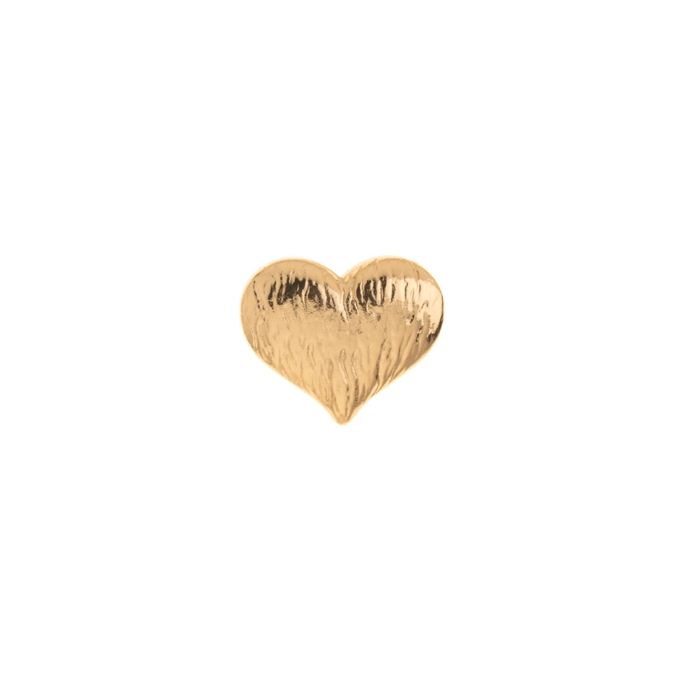 Borghetti Art 1319 Cuore Oro Gold Heart Earring 1 pair