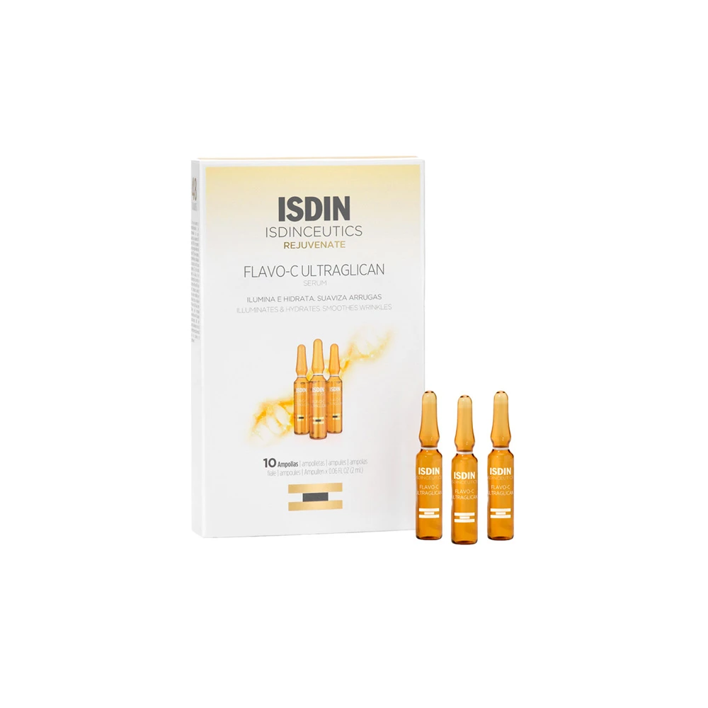 ISDIN Isdinceutics Flavo-C Ultraglican Antioxidant Serum 10 pieces