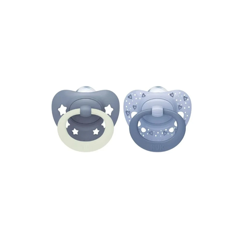 Nuk First Choice Classic Day & Night Pacifiers 18-36m 2 pieces