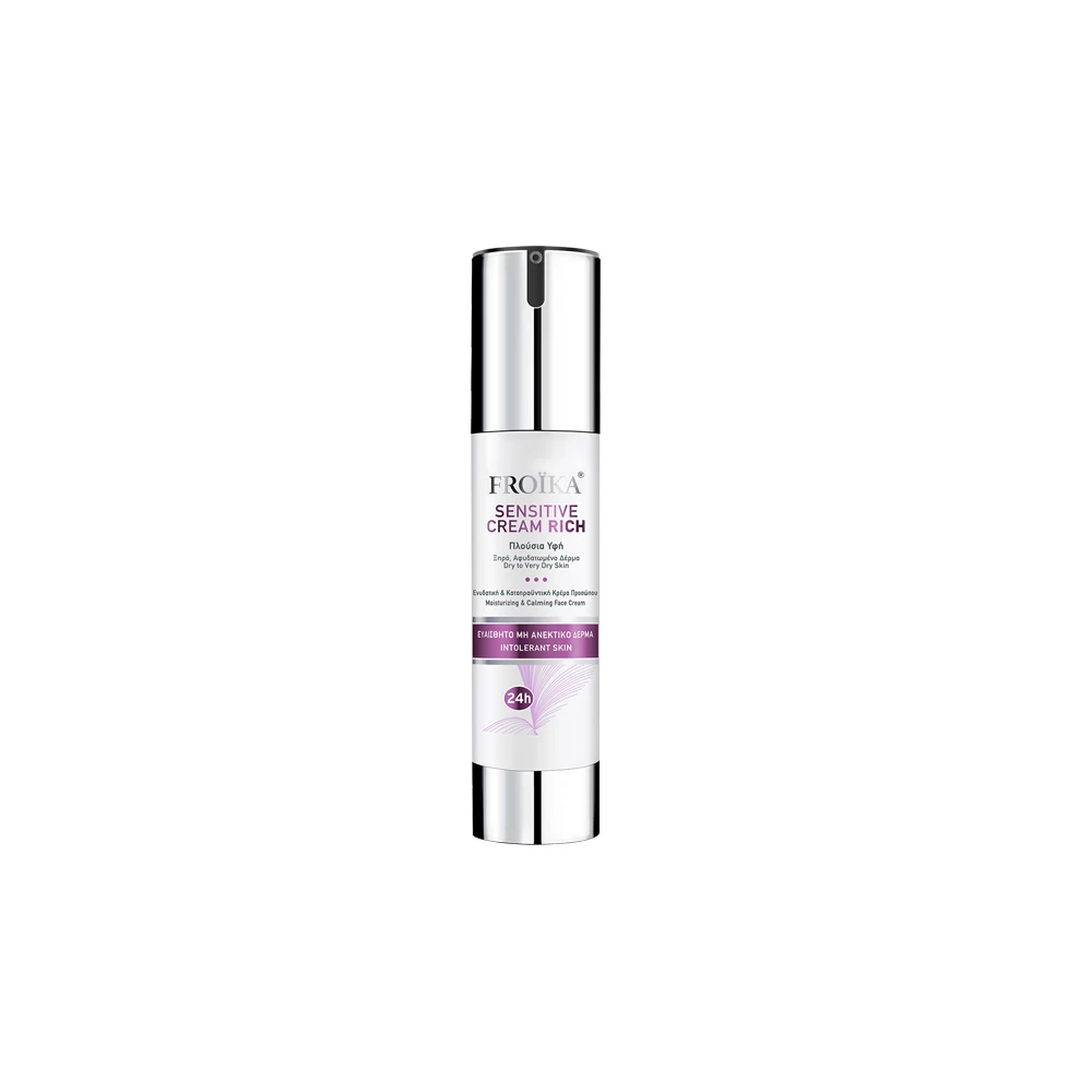 Froika Sensitive Face Cream Rich Κρέμα Προσώπου Με Πλούσια Υφή Για Ξηρά & Αφυδατωμένα Δέρματα 50ml