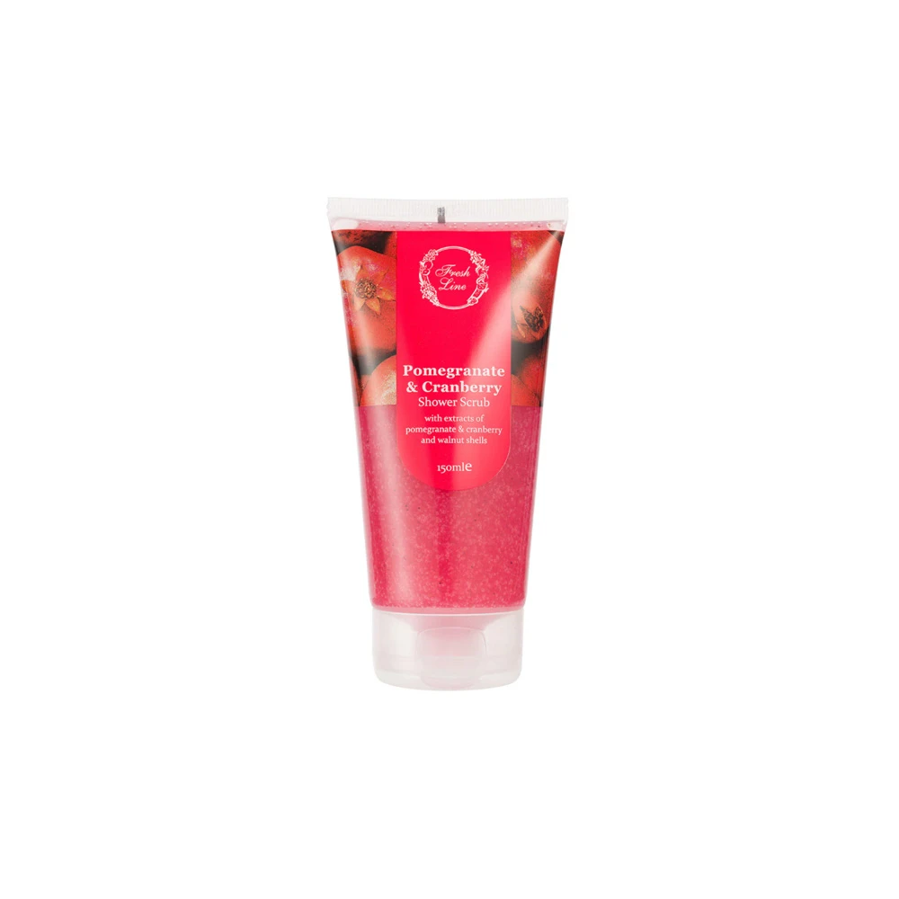 Fresh Line Pomegranate & Cranberry Shower Scrub 150ml