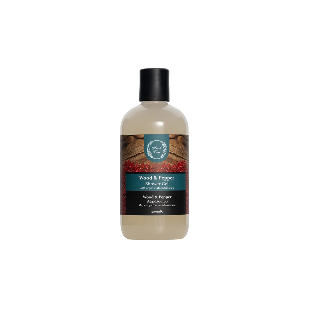 Fresh Line Wood & Pepper Shower Gel 300ml